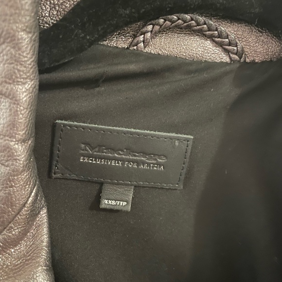 Mackage metallic leather motorcycle jacket - Picture 4 of 8